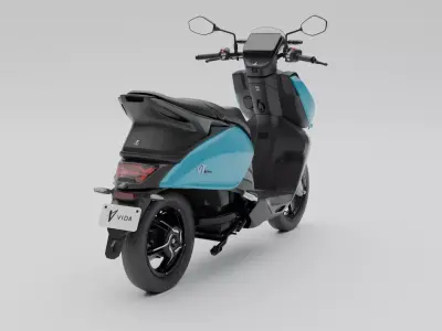 Scooty Low-poly 3D model