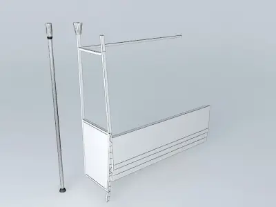 Subway Bench 3D model