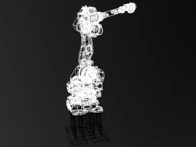 Nachi MC50 Robot W Stand Free 3D model