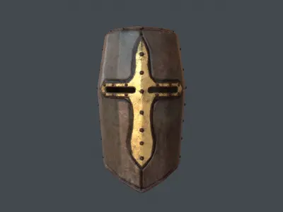 Medieval Helmet 3D model 6