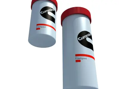 Oil Filter 3D model by 3D-Horse