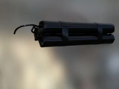 dynamite Low-poly 3D model