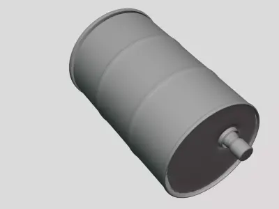 Oil Can - Geometry Only No Textures No Materials 3D model