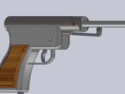 Air Pistol Free 3D model