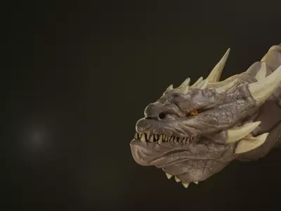 Dragon Bust 3D model purchase