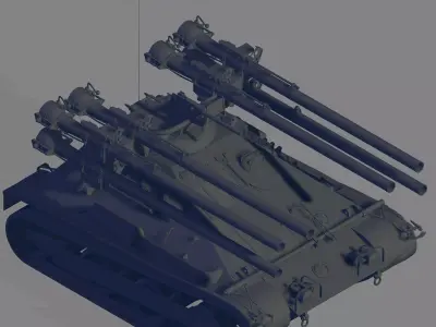 M50 Tank 3D model