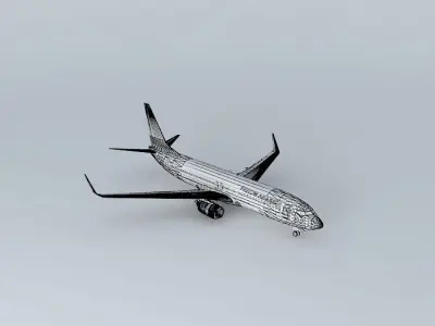Arrow Airlines Boeing 737-800W Free 3D model purchase