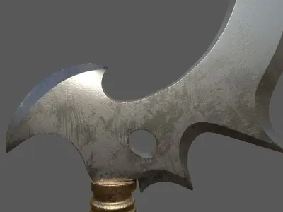 storm sickle Low-poly 3D model