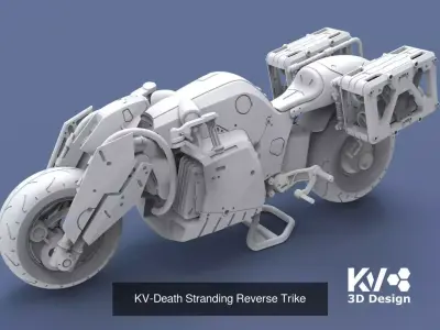 KV-Death Stranding Ultimate collection 3D Model Pack