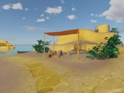 Village 3D model get