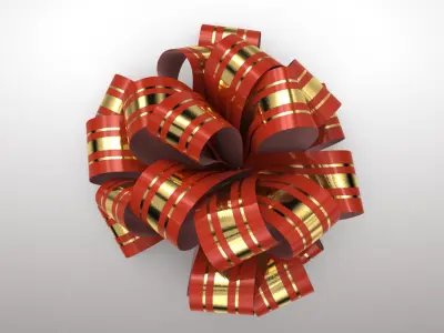 Collection Gift Bow 3in1 3D model