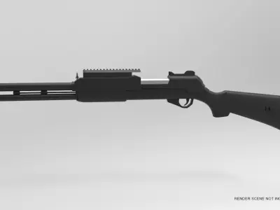 Russian Automatic Rifle Free 3D model