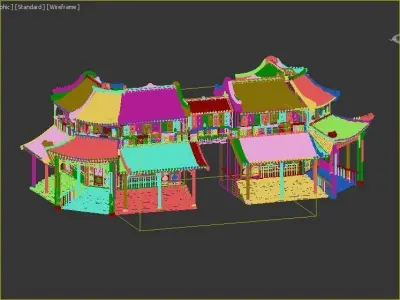 Ancient architecture  Chinese ancient architecture 3D model