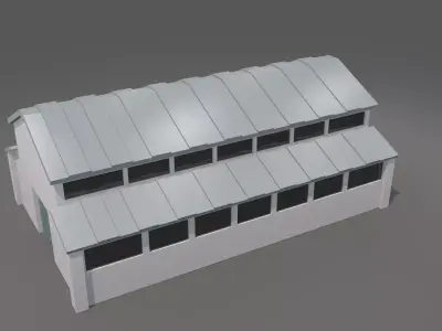Warehouse Interior Free 3D model