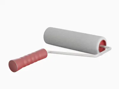 Paint Roller 03 Low-poly 3D model