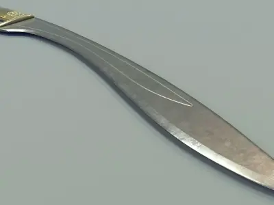 Spanish Falcata Low-poly 3D model