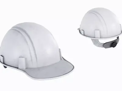Hard Hat - Safety Helmet Low-poly 3D model