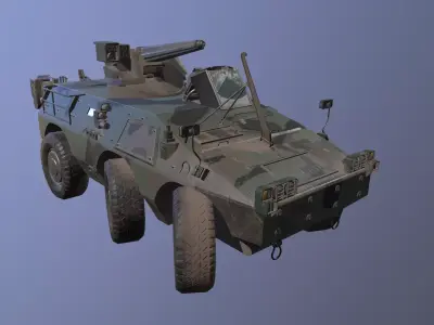 Puma 6x6 PBR 3D model