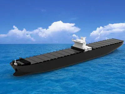 container-ship 3D model