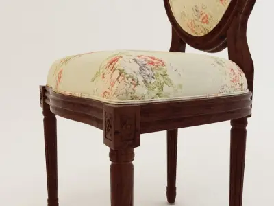 Louis XV style Chair 3D model