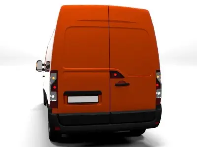 RENAULT MASTER L 2020 Low-poly 3D model