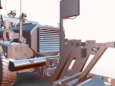COLGAR MRAP 6X6 Low-poly 3D model