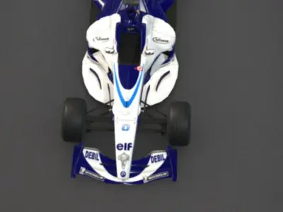 F-1 Race car Free 3D model