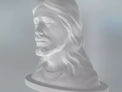 jesus sculpture 3D model