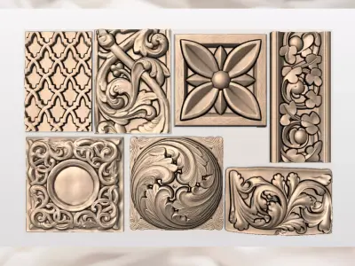 27 Gothic Romanesque  3D Models Bundle Premium STL Files 3D print model