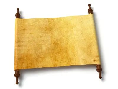 Scrolls Set 3D model