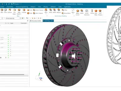ROTOR DISC BRAKE 3D model
