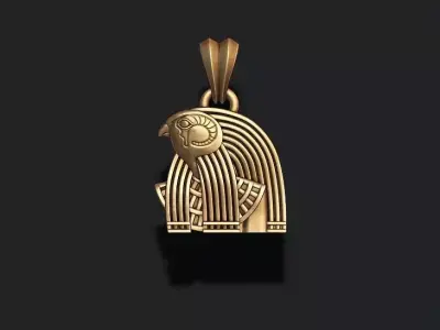 Horus pendant v2 3D print model