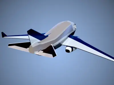 Futuristic Nasa Cargo plane 3D model
