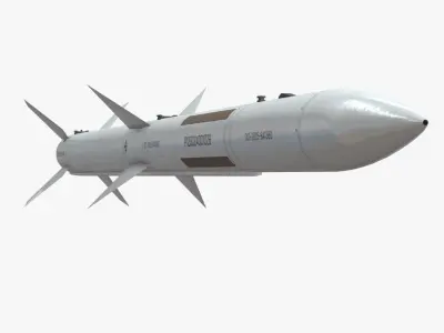 PL-12 Chinese BVR Air to Air Missile model Low-poly 3D model