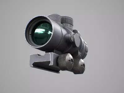 Monstrum 2x Scope FREE 3D Model Free low-poly 3D model