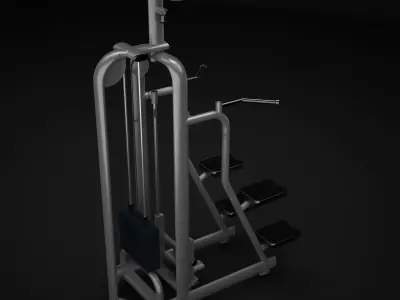 Easy Chin Dip Machine 3D model