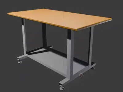 Industrial wiring workbench 3D model
