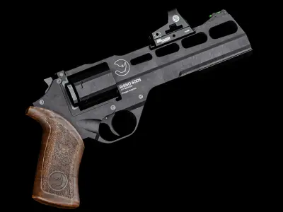 Rhino 60ds SIGHT NOT INCLUDE Low-poly 3D model