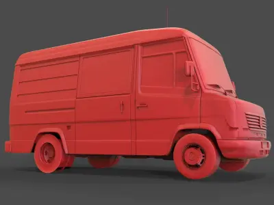 Mercedes-Benz Vario 614D 3D print model