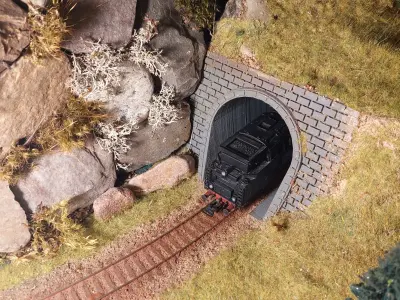 Tunnel portal 1-87 FDM 3D print model