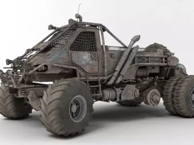 Apocalyptic Truck 3 3D model