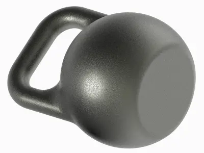 Gym Kettlebell 3D print model