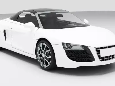 Audi R8 Free 3D model shop