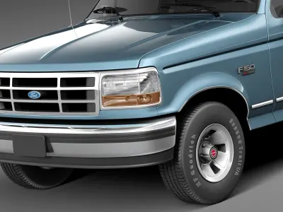 Ford F-150 Super Cab 1992-1996 3D model