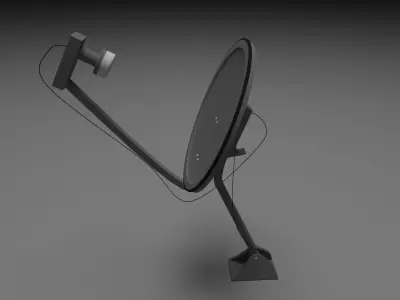 dish tv 3D model
