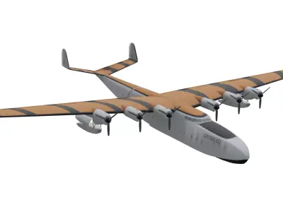 Latecoere 631 Low-poly 3D model purchase