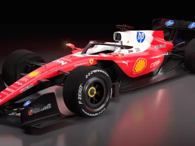 2026 Ferrari Showcar F1 plus Photoshop files 3D model