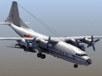 Shaanxi Y-8E Cub Drone Carrier 3D model