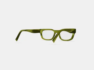 Herman Eyeglasses in Striped Artichoke 3D model