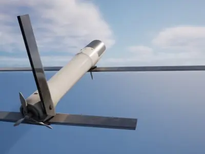Switchblade 600 Loitering Missile Drone 3D model